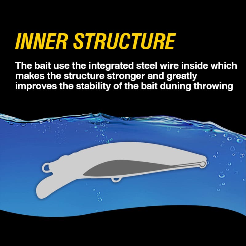 FJORD Fishing Lures Hard Lures Wholesale Minnow 28g 90mm Sinking Hard Lures Artificial Jerkbaits detail 2