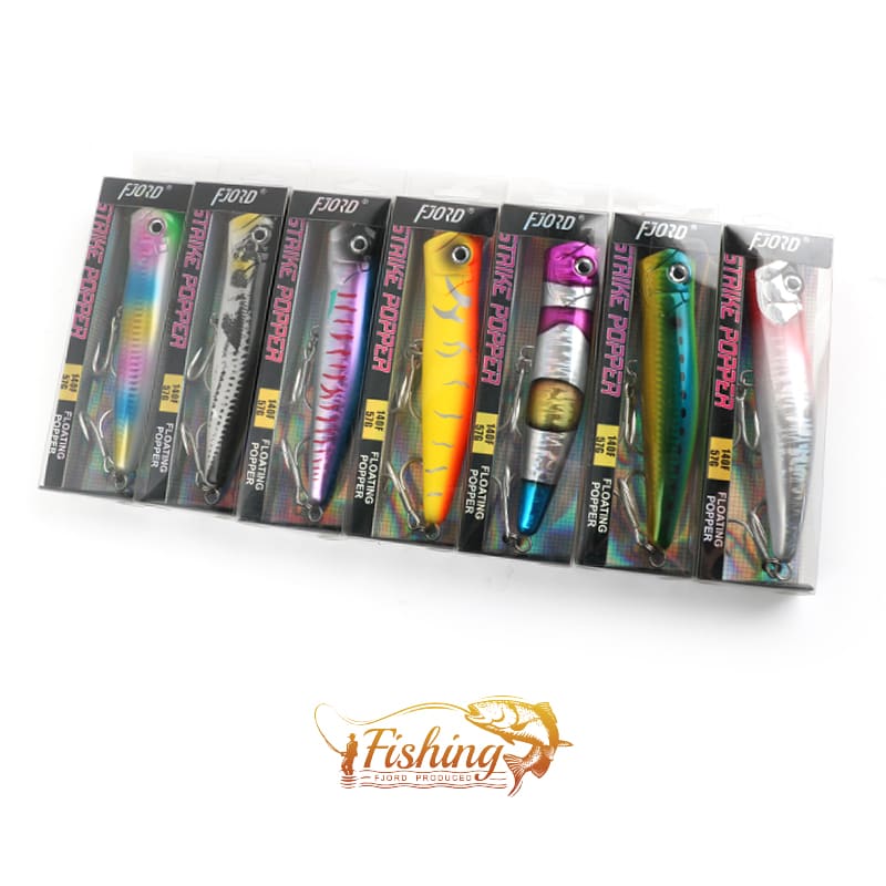 FJORD Trolling Tuna Saltwater Floating Seabass Trout 140mm 51g  Top Water Saltwater & River Fishing Popper Lure detail 4