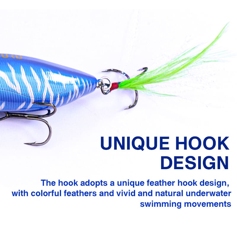 FJORD Artificial Lure Popper Fishing 80mm 13g Topwater Saltwater Fishing Popper Lure Artificial Bait Popper Hard Baits detail 6