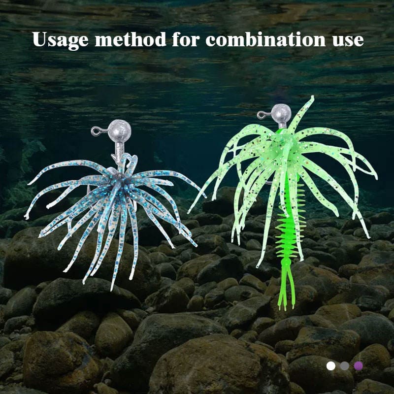FJORD Sea Urchin Artificial Soft Bait Soft Worm 9.8g 17g TPE Saltwater Fishing Lure detail 6