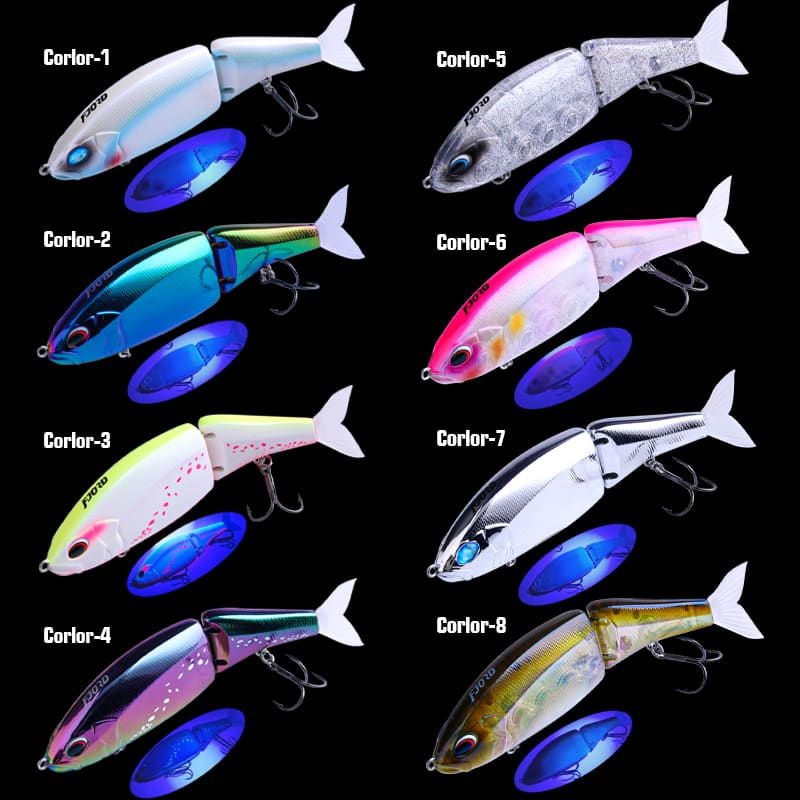 FJORD Strong Metal Jointed 2-Sections 160mm 45g Big Bait Minnow Fishing Lure for Lake River & Stream Bream detail 7