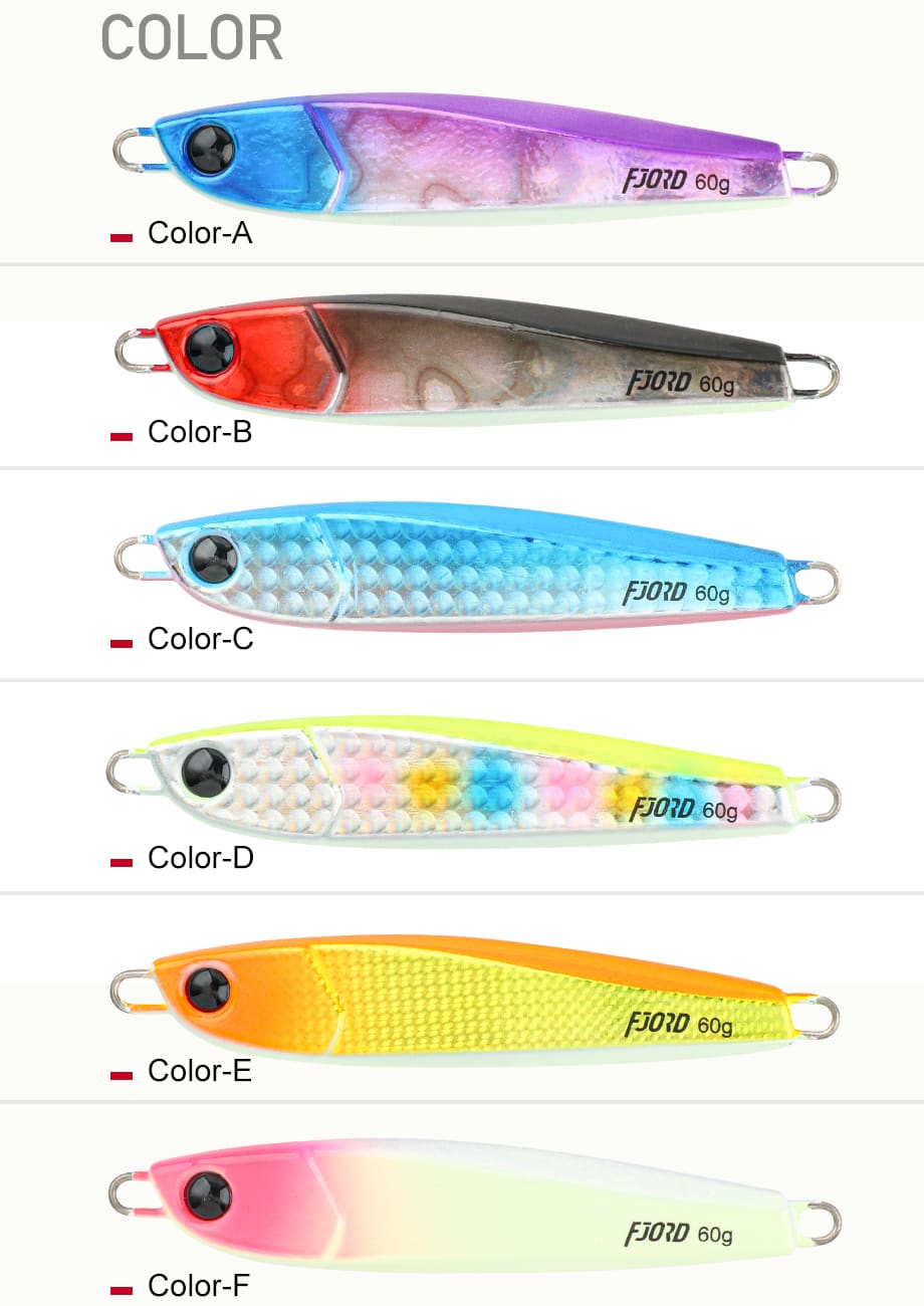 FJORD NEW Metal Jig 30g/40g/60g Ring Bead Metal Jig Mould Fishing Jigs Saltwater Metal detail 2