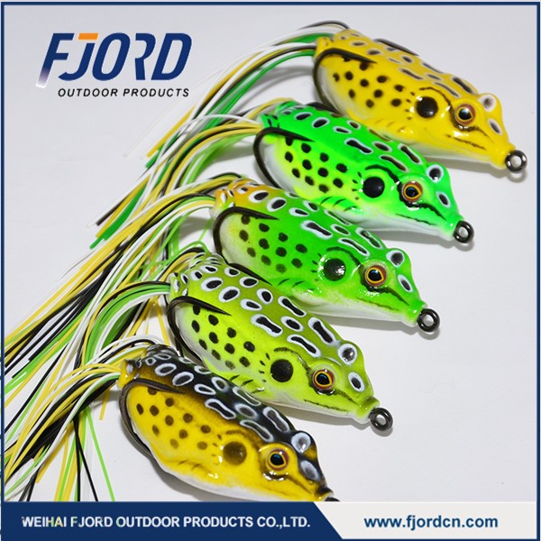 FJORD 55mm 66MM Soft Plastic Fishing Lures Japan Soft Toad Frogs Fishing Lures detail 1