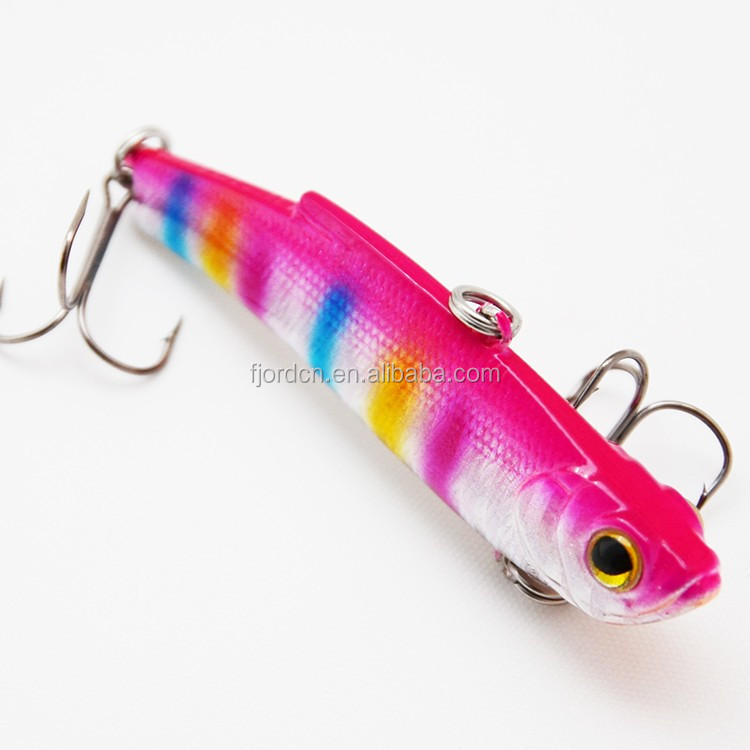FJORD OEM China Lure Factory 70mm 16.5g Making Vib Hard Plastic Fishing Lure detail 2