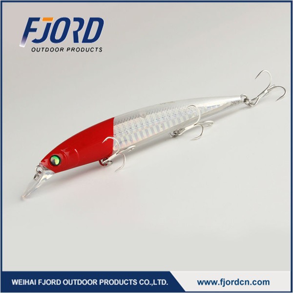 FJORD Customized 115mm 18g Top Water Fishing Minnow Lure detail 2