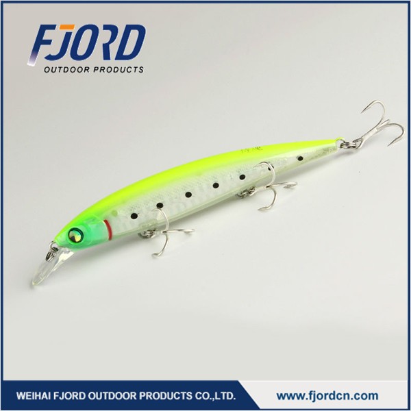 FJORD Customized 115mm 18g Top Water Fishing Minnow Lure detail 4