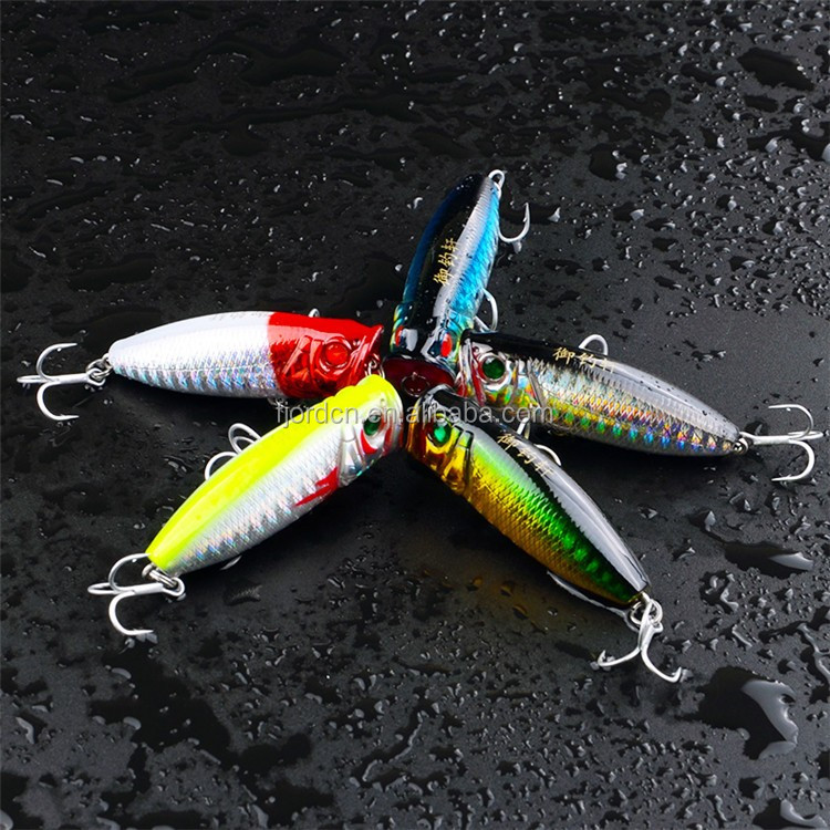 FJORD 60mm 7g Sinking Hard Fishing Lure Big Mouth Popper Lure detail 3