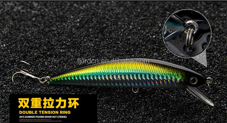 FJORD Wholesale 40g Hard Plastic/Synthetic Swimbait Fishing Lure High Quality Sinking Minnow for River Lake Stream Fishing detail 2