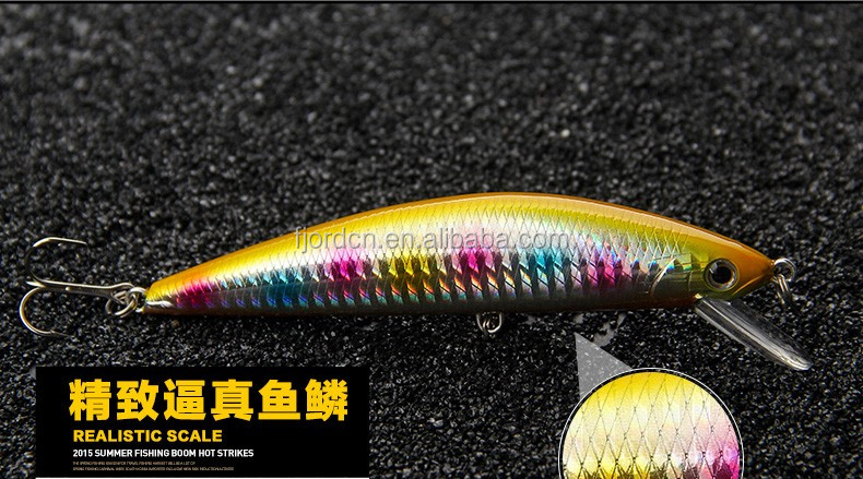 FJORD Wholesale 40g Hard Plastic/Synthetic Swimbait Fishing Lure High Quality Sinking Minnow for River Lake Stream Fishing detail 3