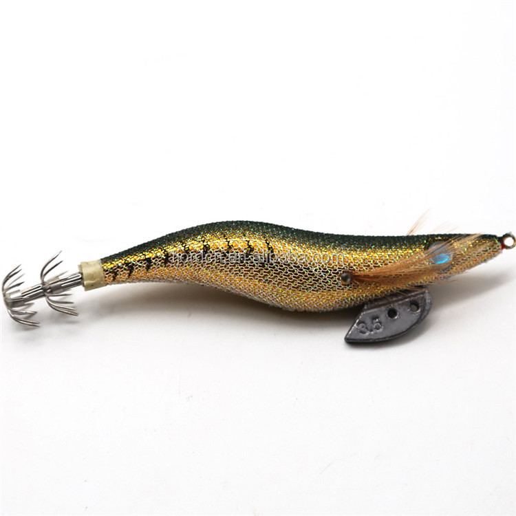 FJORD Night Sea Fishing Lures Luminous Realistic Japanese Fluorescent Squid Jigs Hooks Wood Shrimp detail 1