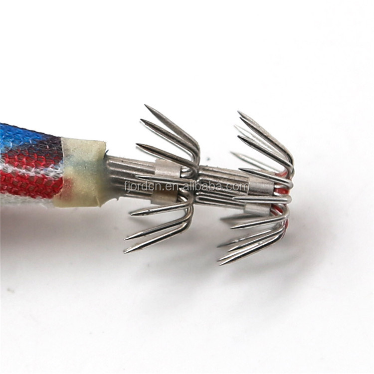 FJORD Night Sea Fishing Lures Luminous Realistic Japanese Fluorescent Squid Jigs Hooks Wood Shrimp detail 9