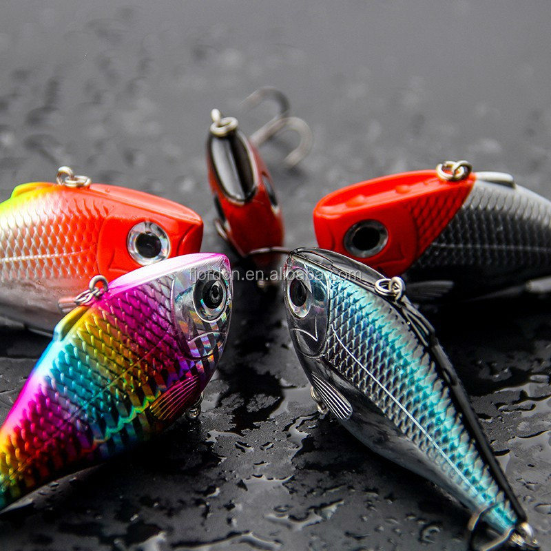 25.4g Floating Hard VIB Fishing Lure Plastic Insect Bait Strong Treble Hooks River Lake Stream Casting Jigging detail 2