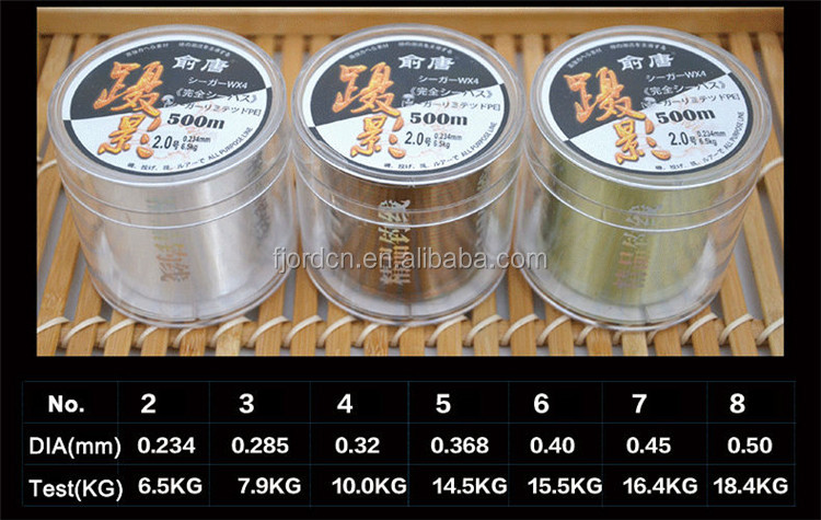 FJORD 500m Japan Nylon Monofilament Climax Fishing Line High Quality for River Lake and Stream Fishing detail 6