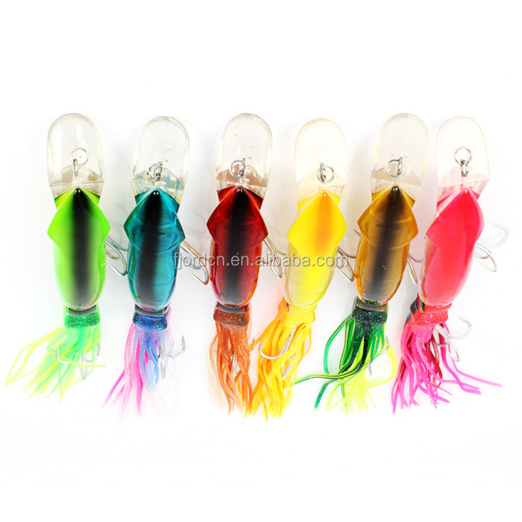 FJORD 140mm 40g Beard Bait Combo Squid Skirt Lure Trolling Bait Fishing Hard Minnow Lures Fishing Tackle Octopus Fishing Lures detail 3