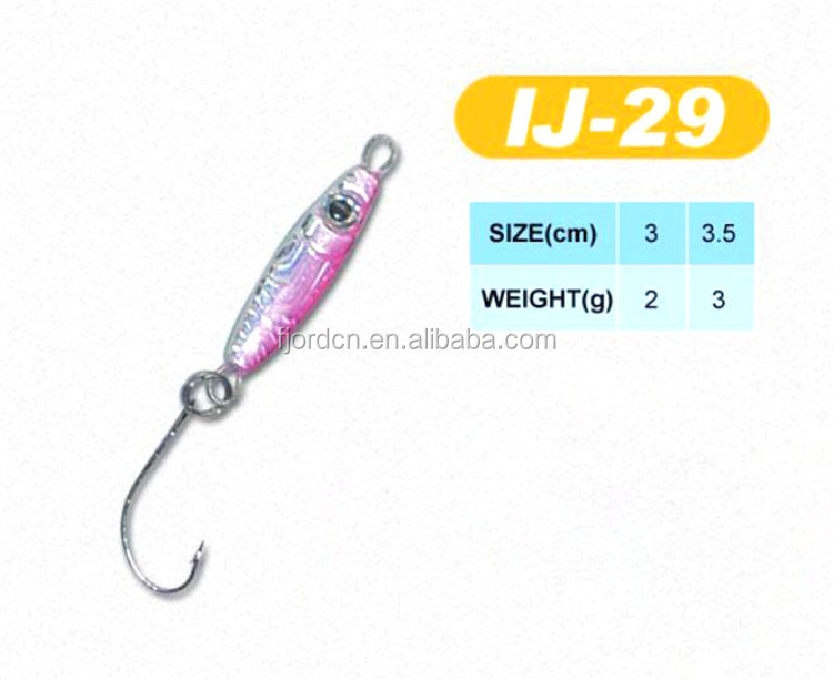 FJORD Mini Baby Fish 2g 3g Metal Fishing Lure Speed Fall Lead Ice Micro Jig From Custom Jigging Manufacturer detail 3