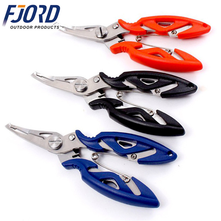FJORD 13cm Stainless Steel Multi-Purpose Fishing Pliers Braided Line Cutters for Streaming