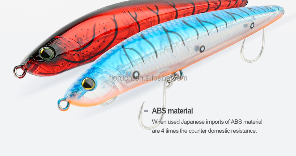 FJORD Luxurious Super Big Sized 200mm 64g Fishing Artificial Floating Pencil Bait Lure detail 2