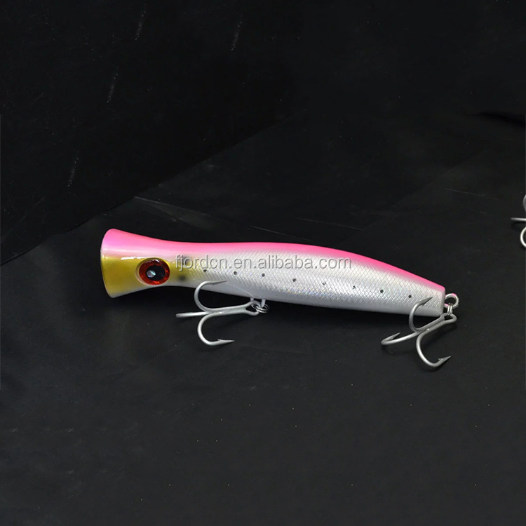 FJORD 118g 20cm Great Quality Handmade Deep Sea Saltfishing Plastic Popper Fishing Game Lure detail 2