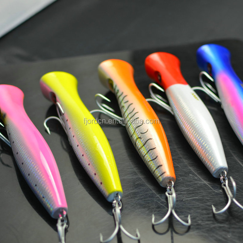 FJORD 200mm 118g Surface Big Poppers Hard Plastic Popper Lure for Sea Fishing detail 1