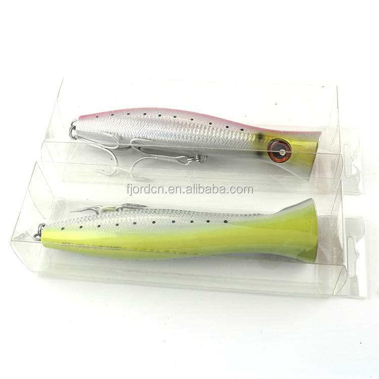FJORD 200mm 118g Surface Big Poppers Hard Plastic Popper Lure for Sea Fishing detail 2