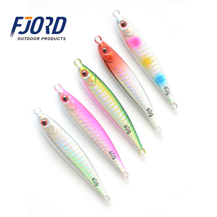 FJORD Spanish Mackerel Metal Sinking Pencil Jigging Lure 16g30g40g60g Lead Vertical Micro Fishing Jigs