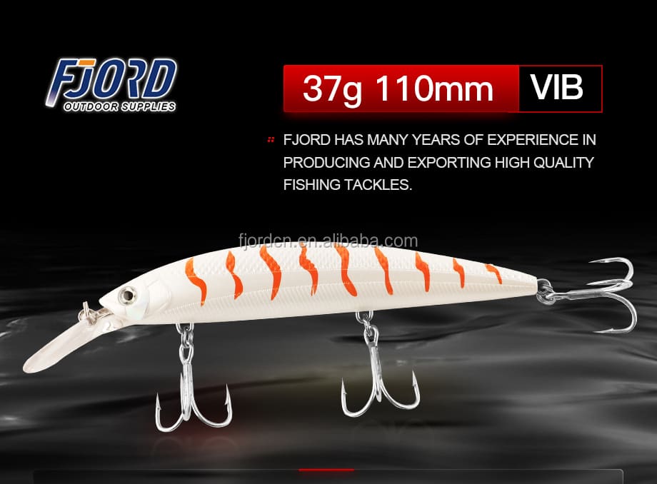 FJORD 37g Making Plastic Sinking Hard Minnow Fishing Lures detail 2