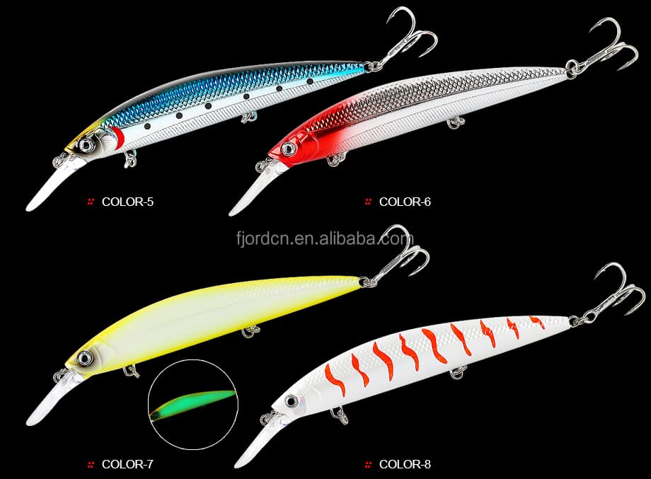 FJORD 37g Making Plastic Sinking Hard Minnow Fishing Lures detail 3