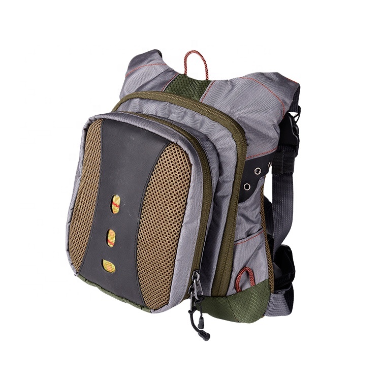 FJORD New Design Waist Shoulder Backpack Waterproof Oxford Fishing Tackle Bag Multi-Purpose for Outdoor Rod Use