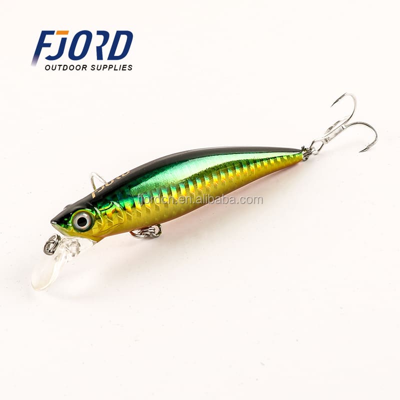 FJORD 31g 90mm Quality Japanese Plastic Sinking Hard Banjo Minnow Fishing Lures detail 1