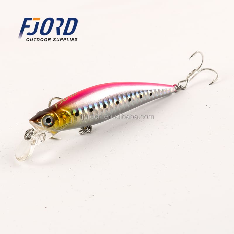 FJORD 31g 90mm Quality Japanese Plastic Sinking Hard Banjo Minnow Fishing Lures detail 2