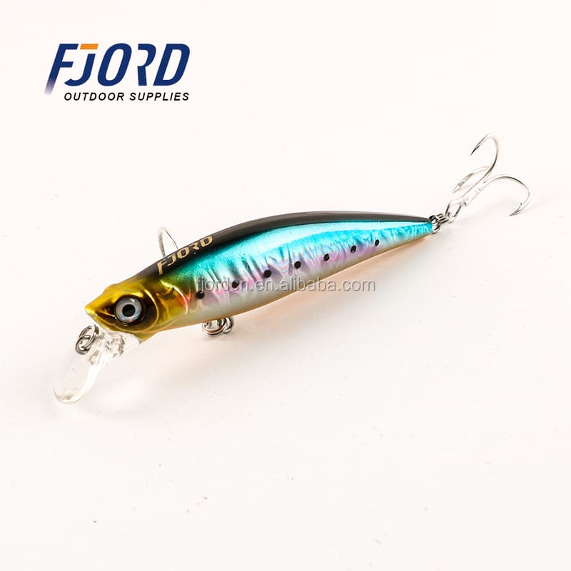 FJORD 31g 90mm Quality Japanese Plastic Sinking Hard Banjo Minnow Fishing Lures detail 3