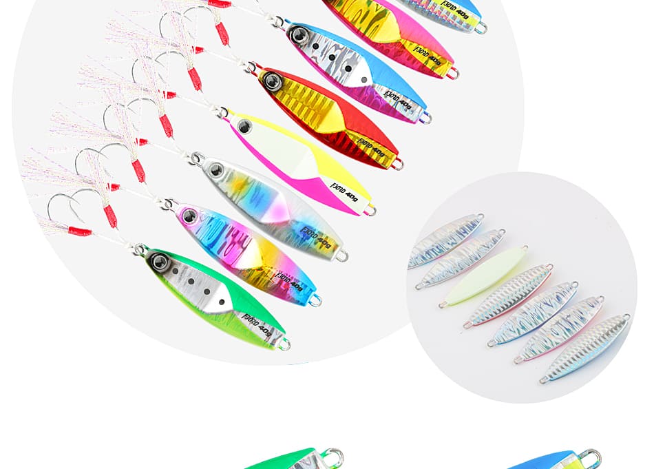 FJORD Lead Alloy Jig Fishing Lure 10g-60g Swim Baits for River Lake & Saltwater Shore Casting Jigging Artificial Bait detail 2