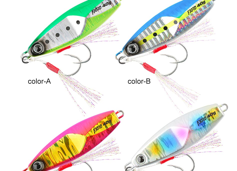 FJORD Lead Alloy Jig Fishing Lure 10g-60g Swim Baits for River Lake & Saltwater Shore Casting Jigging Artificial Bait detail 6