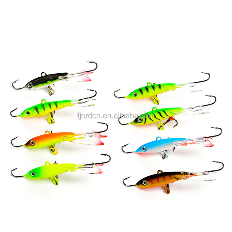 FJORD 93mm/30g Winter Ice Fishing Jig Bait Hard Lure Lead for Jigging Metal Plastic Material for Bream Species River Lake Stream detail 3
