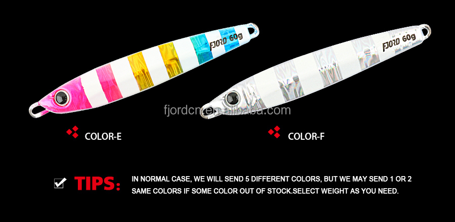 FJORD 20g 30g 40g 60g Speed Vertical Jigging Metal Fishing Lure detail 1