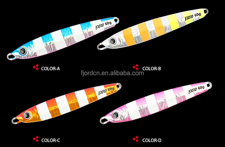 FJORD 20g 30g 40g 60g Speed Vertical Jigging Metal Fishing Lure detail 4