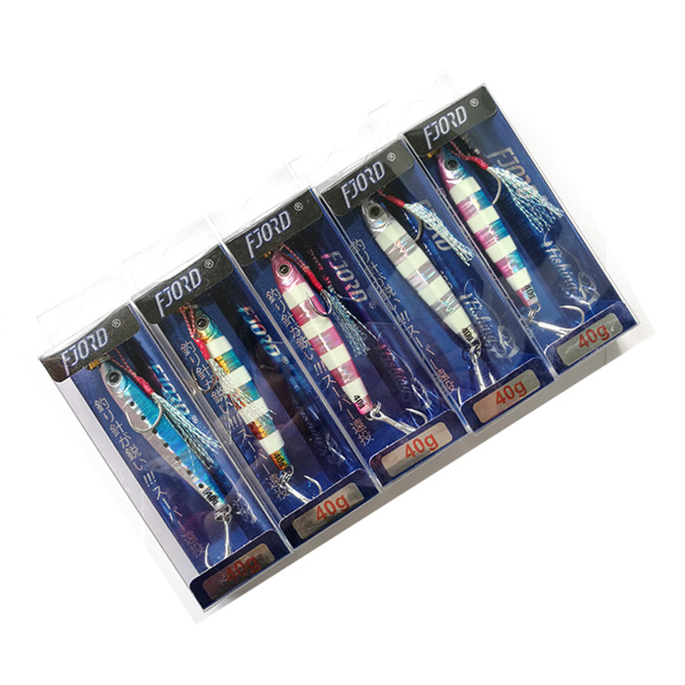 FJORD 20g 30g 40g 60g Speed Vertical Jigging Metal Fishing Lure detail 6