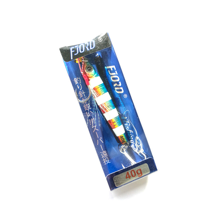 FJORD 20g 30g 40g 60g Speed Vertical Jigging Metal Fishing Lure detail 7