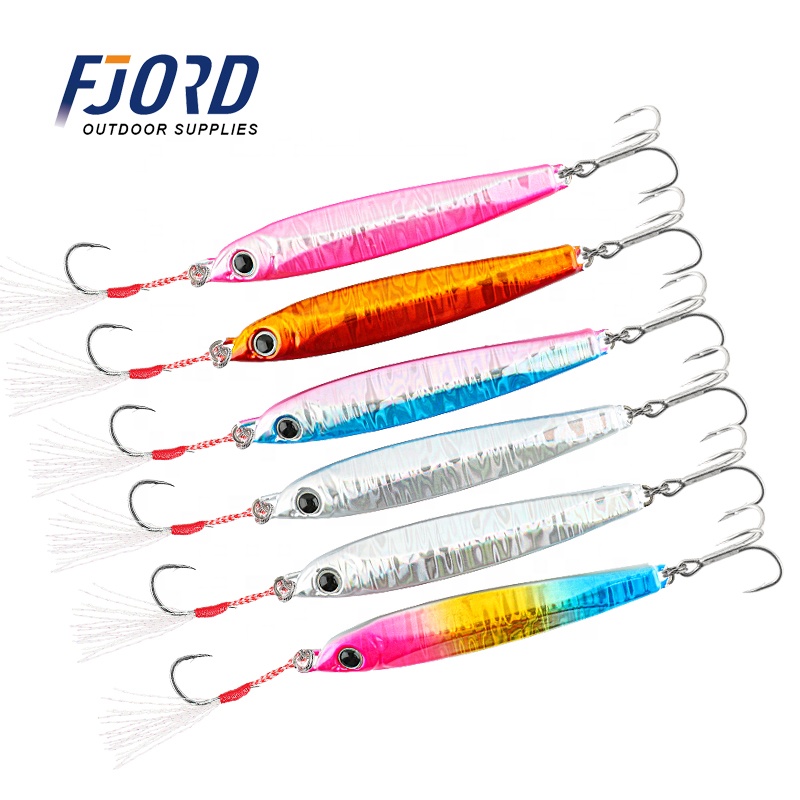 FJORD 20g 30g 40g 60g Speed Vertical Jigging Metal Fishing Lure detail 9