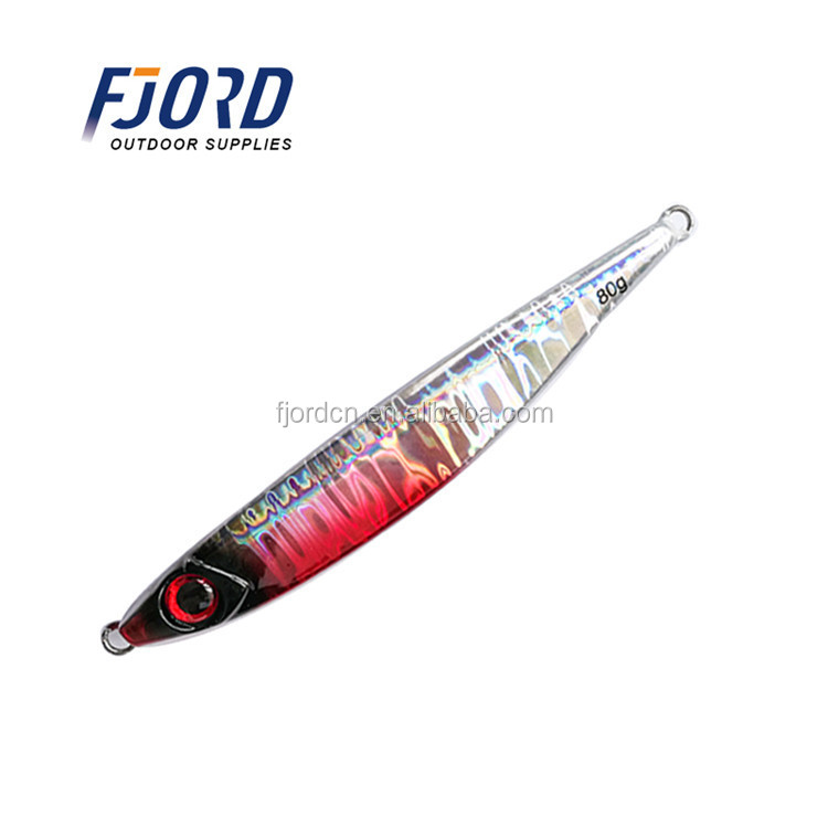 FJORD Hot Selling 100g Jigging Lure Slow Metal Fishing Artificial Bait Lead Vertical Jig Slow Sinking Without Hooks CN;SHN detail 3