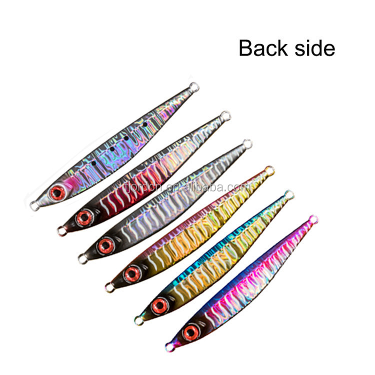 FJORD Hot Selling 100g Jigging Lure Slow Metal Fishing Artificial Bait Lead Vertical Jig Slow Sinking Without Hooks CN;SHN detail 5