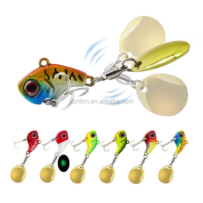 FJORD 8g Sinking Bait Metal Mini VIB Spinner Fishing Bait Ice Fishing Lures detail 7