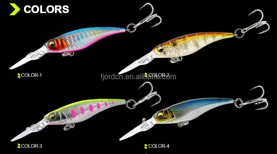 FJORD 6g Long Tongue Hard Bait Crank Bait Minnow Lure Long Casting Sinking Fishing Lure for Pike & Bass Plastic detail 4